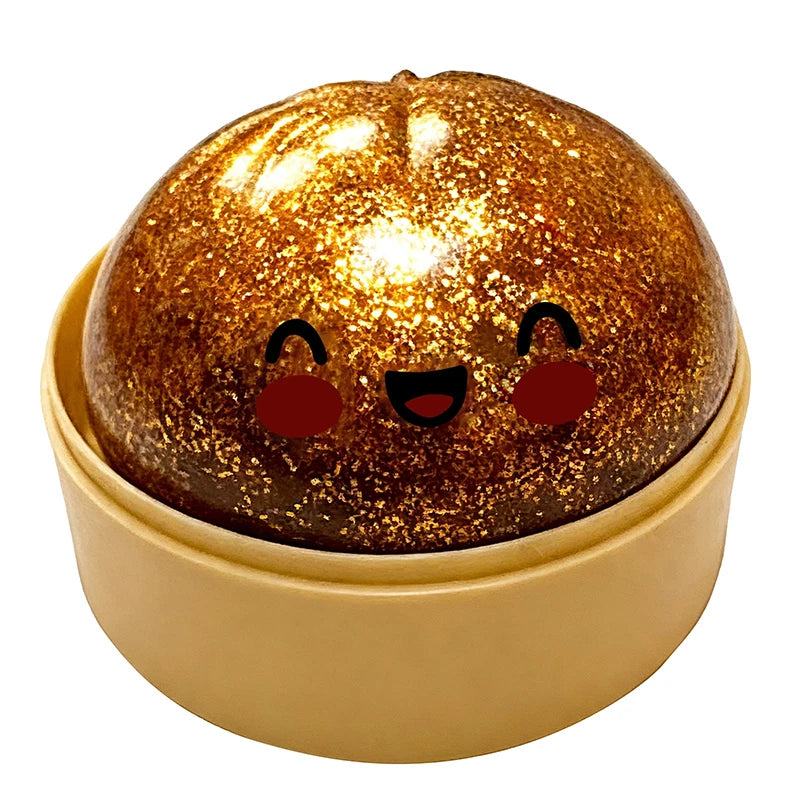 Simulation Flash Dumpling Pressure Ball Slow Rebound Soft Pinch Decompression Office Home Decorat Children Adults Birthday Gifts
