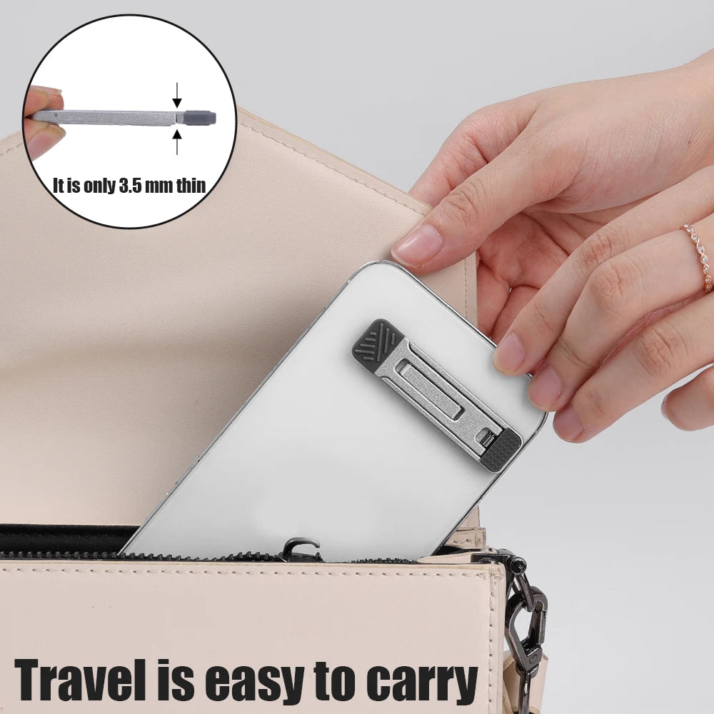1/2Pcs Mini Invisible Laptop Stand for iPad Mobile Phone Tablet Metal Alloy Folding Bracket  Laptop Riser Heat Dissipation Stand