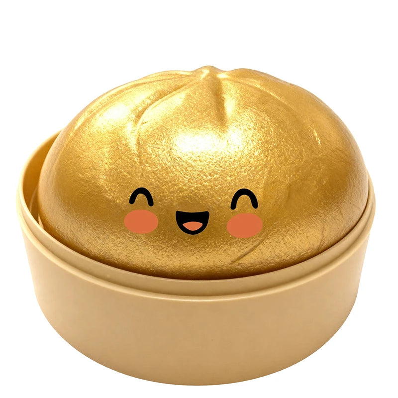 Simulation Flash Dumpling Pressure Ball Slow Rebound Soft Pinch Decompression Office Home Decorat Children Adults Birthday Gifts