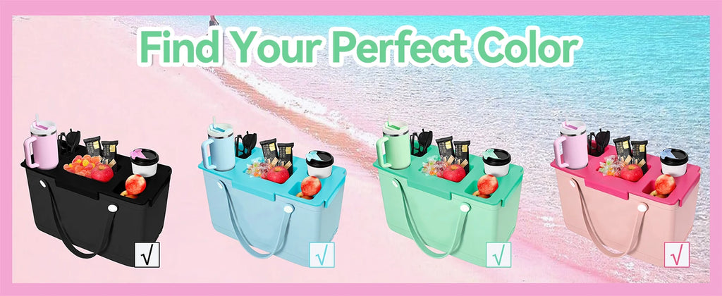 Top Cup Holder Tray Accessories for Boogg Bag X-Large Waterproof EVA & Phone Holder Fit for Stanley Cup -Organizer for Boogg Bag