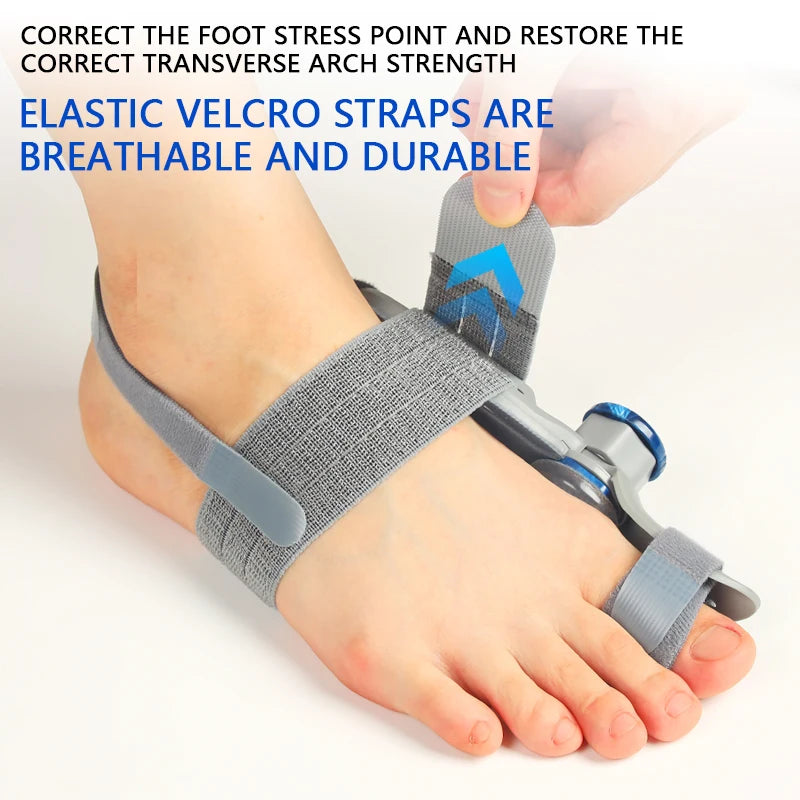 Bunion Corrector Foot Hallux Valgus Braces Rotatable Toe Separator Straightener Adjustable Pedicure Finger Toe Corrector Unisex