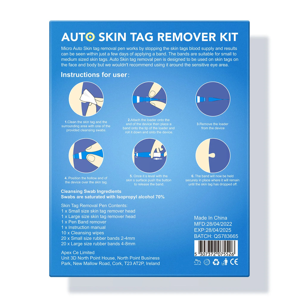 2 IN 1 Auto Micro Skin Tag Remover Device Standard And Micro Skin Tag Removal Kit Adult Mole Wart Remover Face Care Beauty Tools